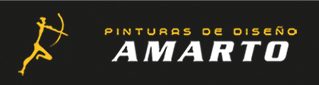 logotipo pinturas de diseño amarto